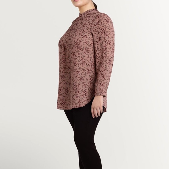 NWOT Reitmans Pink Floral Tunic, Size Large - Picture 5 of 11